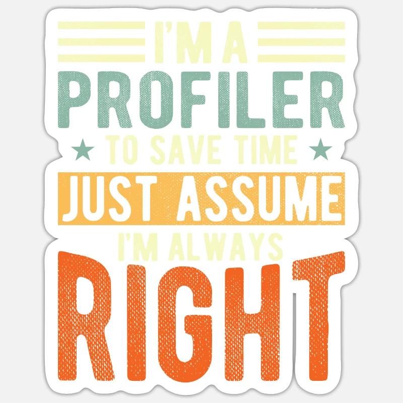 Profiler Sticker size S (10 x 10 cm)