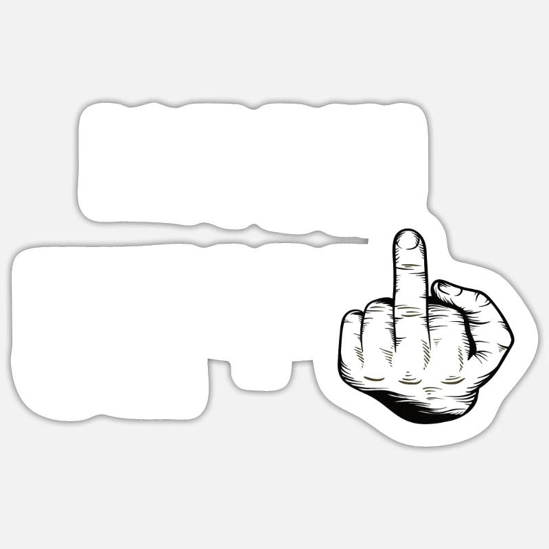 53 Geburtstag - Sticker Größe S (10 x 10 cm) - Mattweiß