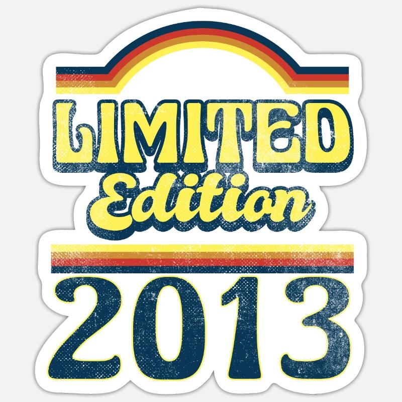 Edition Limitée Millésime 2013 - Sticker taille S (10 x 10 cm) - blanc mat