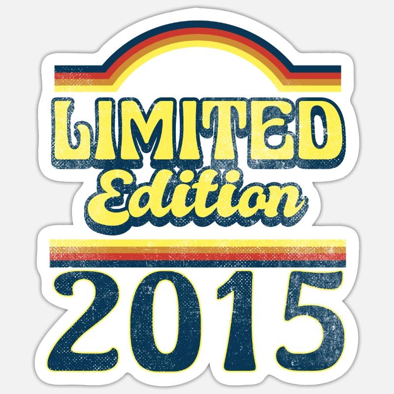 Édition Limitée Millésime 2015 - Sticker taille S (10 x 10 cm) - blanc mat