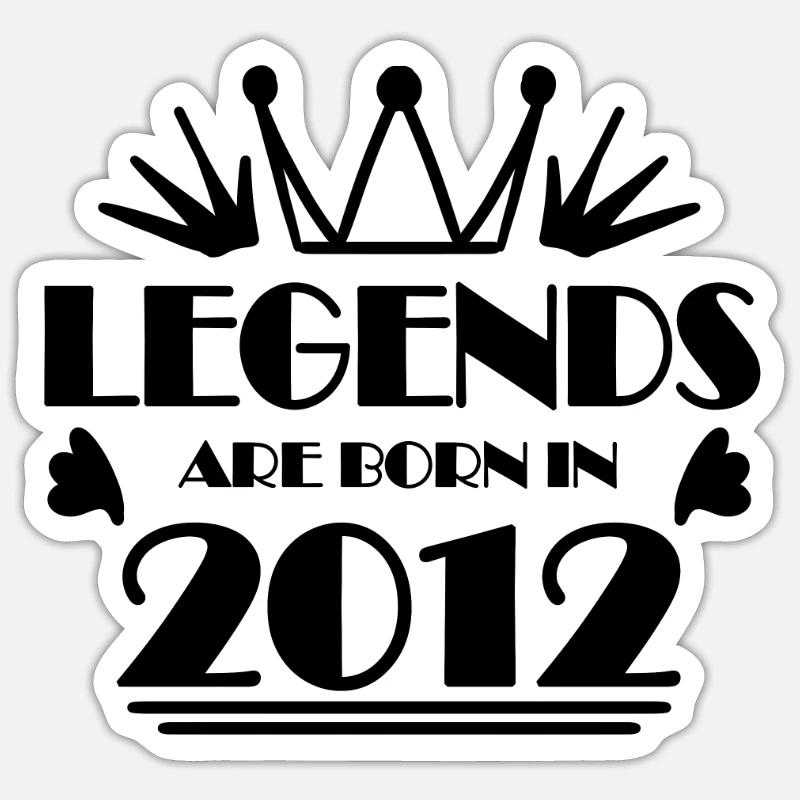 2012 - Promotion 2012 - Sticker taille S (10 x 10 cm) - blanc mat