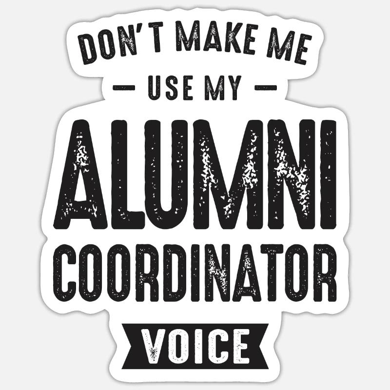 Alumni-Koordinator Beruf Sticker Größe S (10 x 10 cm)