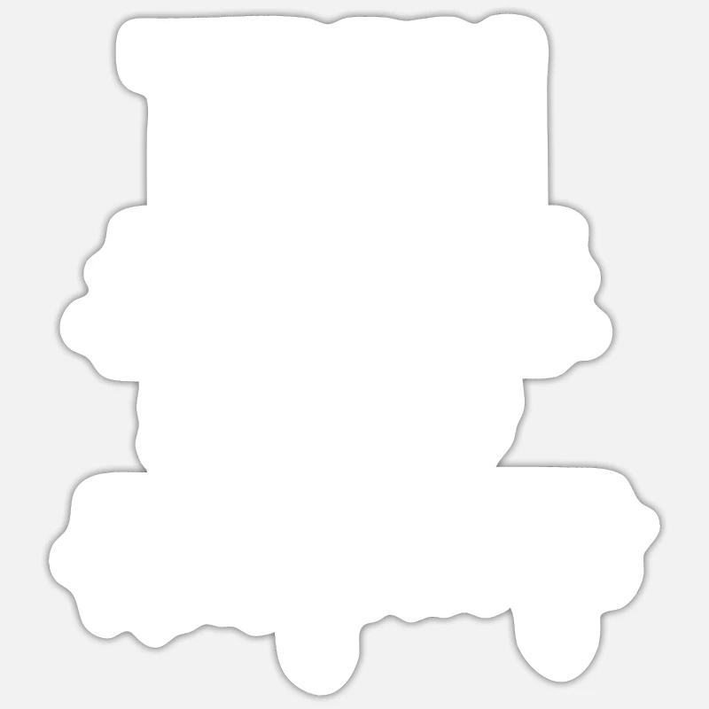 Team Igel Süß Haustier Sprüche - Sticker Größe S (10 x 10 cm) - Mattweiß