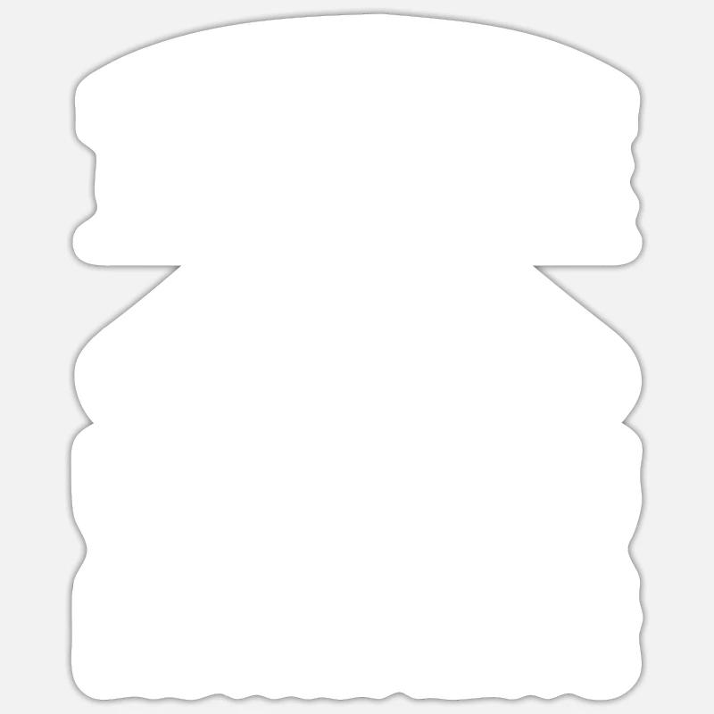 Everything else is accompanying instruments trombone - Sticker size S (10 x 10 cm) - white matte