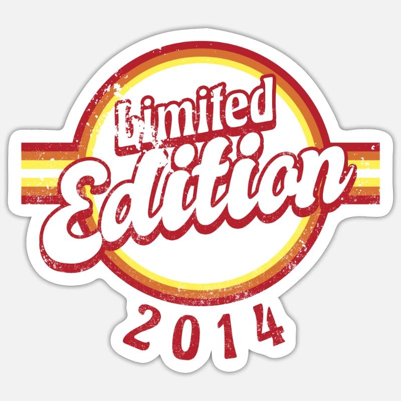 Édition Limitée Millésime 2014 - Sticker taille S (10 x 10 cm) - blanc mat