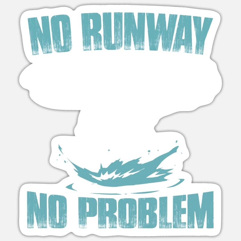 Helicopter Funny - Sticker size S (10 x 10 cm) - white matte