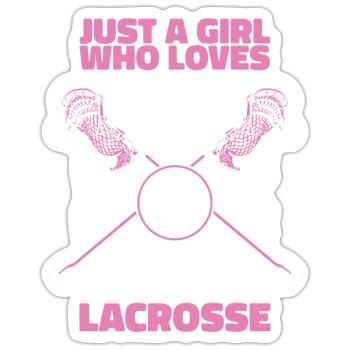 Sports de crosse Joueurs de crosse - Sticker taille S (10 x 10 cm) - blanc mat - Devant