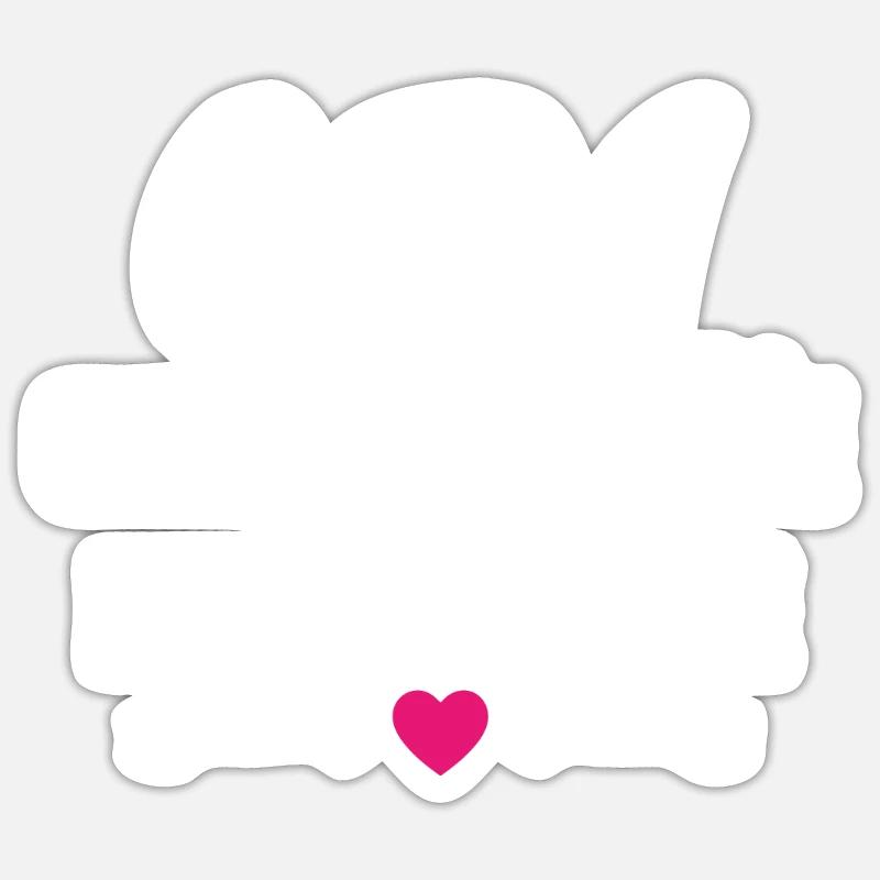 CDI Chieuse à durée indéterminée cadeau humour - Sticker taille S (10 x 10 cm) - blanc mat