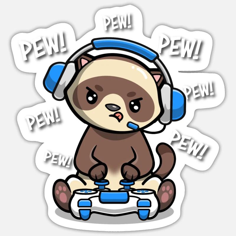 Frettchen Sticker Größe S (10 x 10 cm)