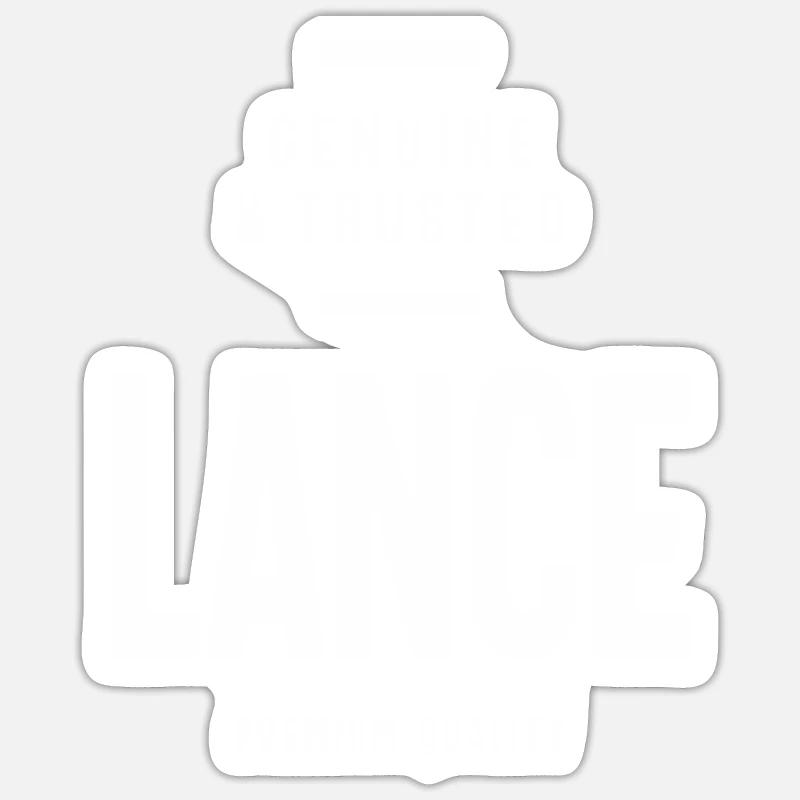 Lance Personalized Name Sticker size S (10 x 10 cm)