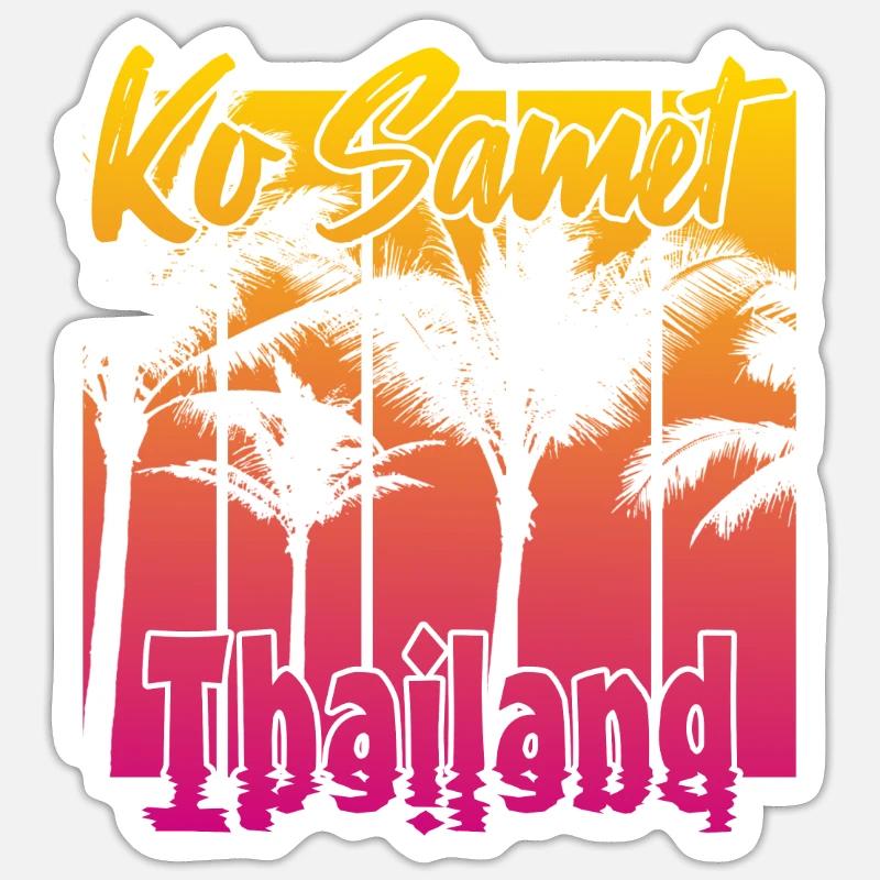 Ko Samet Thailand Sticker Größe S (10 x 10 cm)