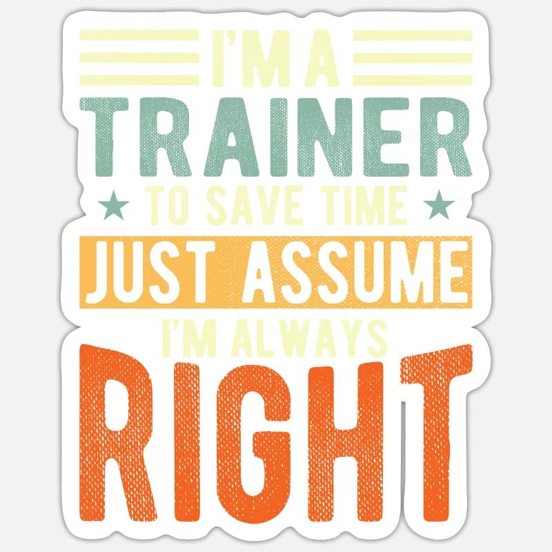 Coach Sticker size S (10 x 10 cm)