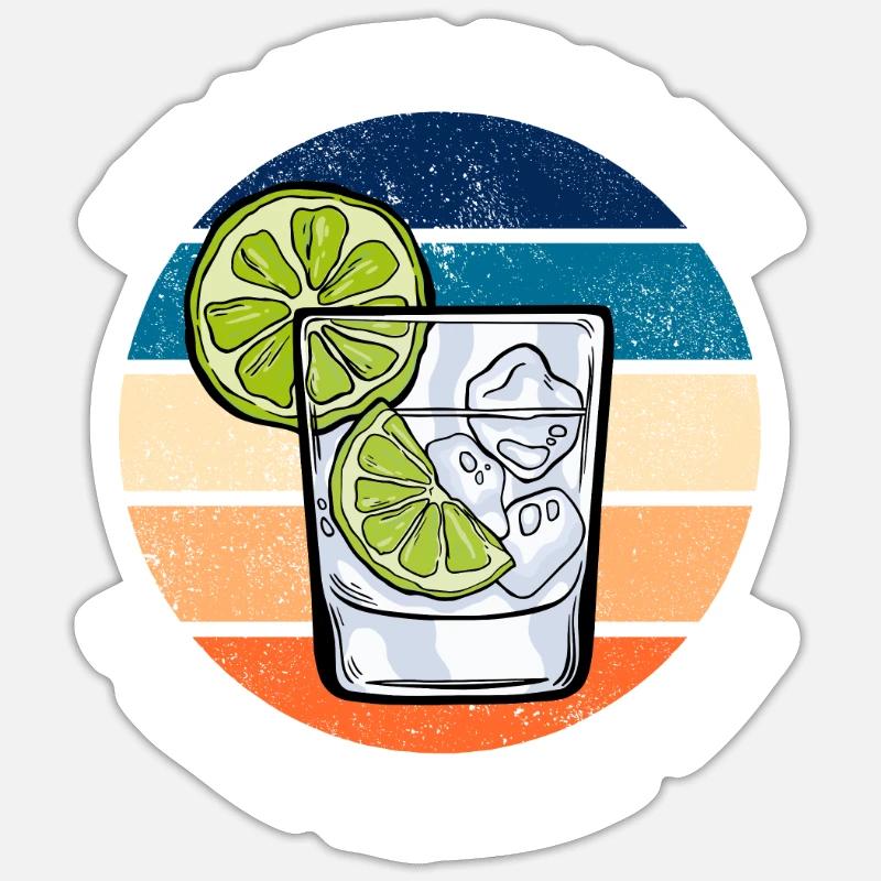 We Do Have A Gincident Here Funny Gin Saying Sticker size S (10 x 10 cm)