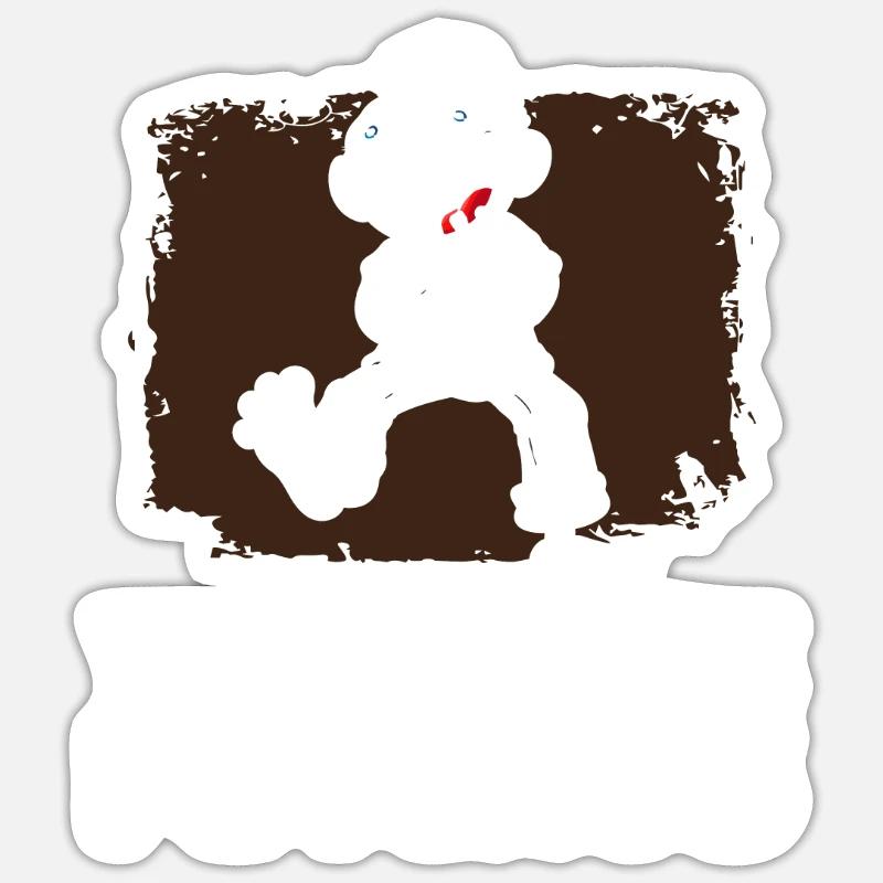 Infirmier - Sticker taille S (10 x 10 cm) - blanc mat