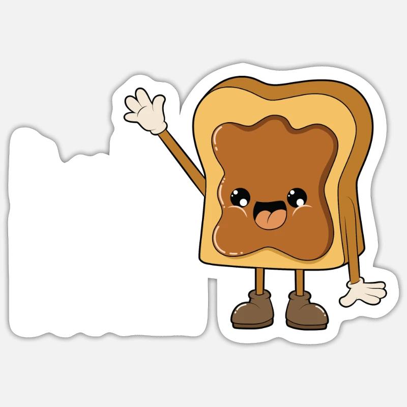 Pâte d’arachide Sticker taille S (10 x 10 cm)