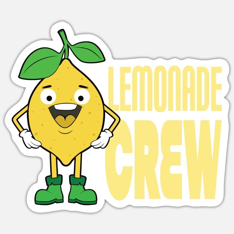 Équipage de limonade Sticker taille S (10 x 10 cm)