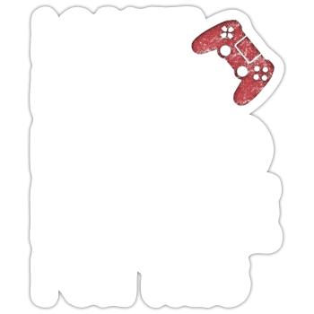 Ich kann nicht glauben, dass ich mein Spiel für dieses lustige Spiel pausiert habe - Sticker Größe S (10 x 10 cm) - Mattweiß - Vorne