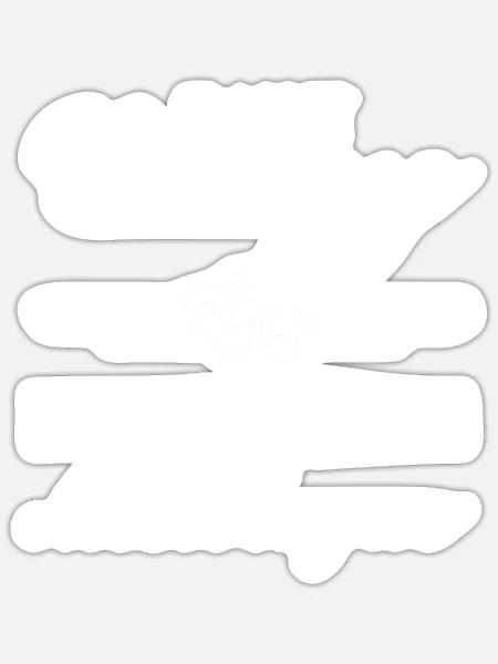 Theater Broadway-Musical Geschenk - Sticker Größe S (10 x 10 cm) - Mattweiß