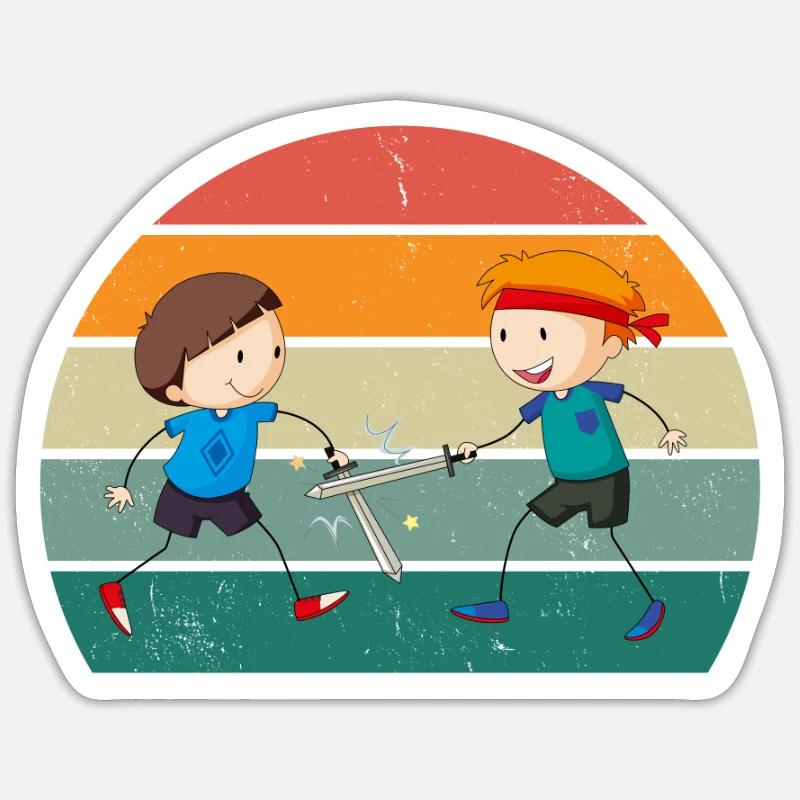 Épée de combat Épée Lame Lance Sabre Dagger Sticker taille S (10 x 10 cm)