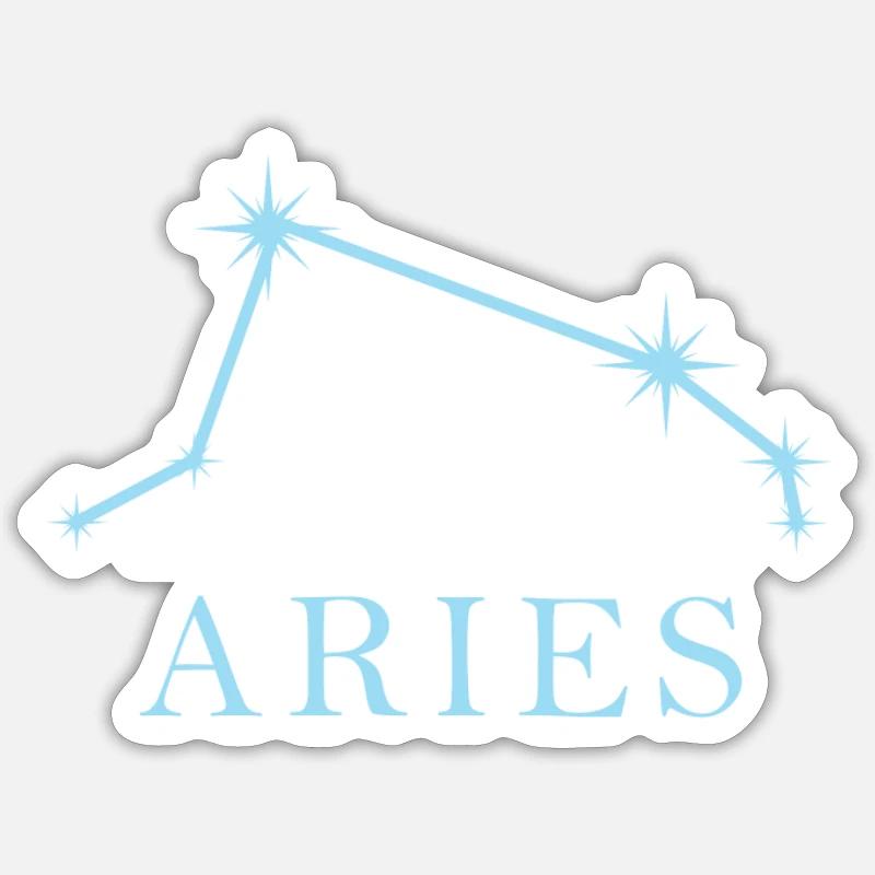 Sternkonstellation Sternzeichen Widder Sticker Größe S (10 x 10 cm)