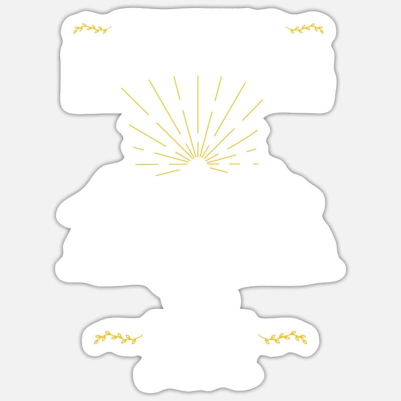 Bouvier bernois - Sticker taille S (10 x 10 cm) - blanc mat