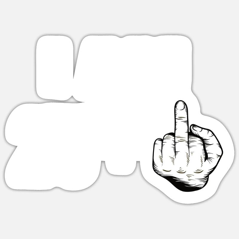 24e anniversaire - Sticker taille S (10 x 10 cm) - blanc mat