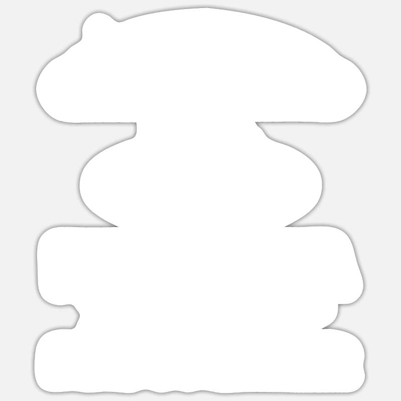 Couple de pâtes Sticker taille S (10 x 10 cm)
