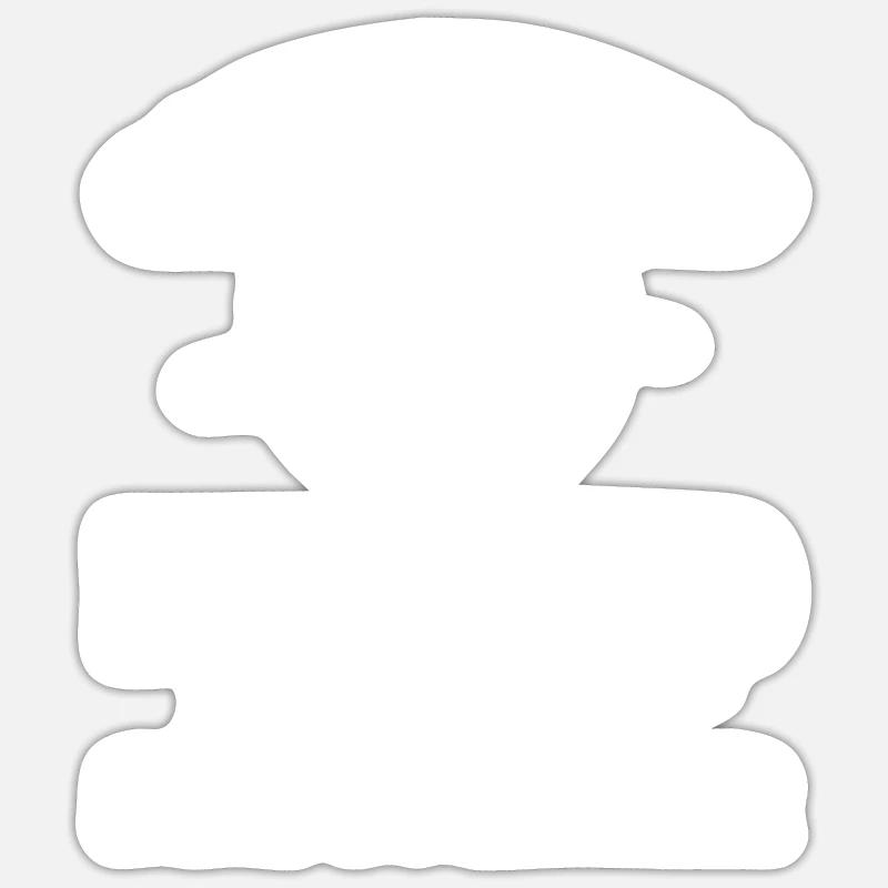 Paire de bols Pho - Sticker taille S (10 x 10 cm) - blanc mat