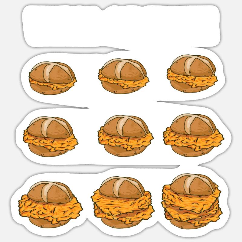 Mur de la renommée de Schnitzel Sticker taille S (10 x 10 cm)