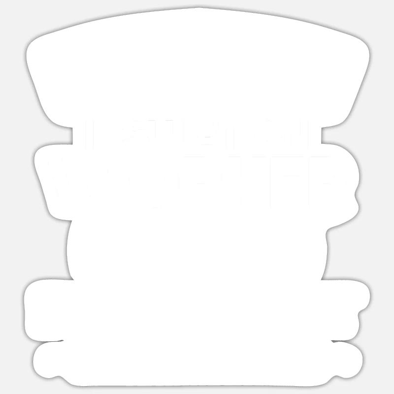 Retired insulation worker - Sticker size S (10 x 10 cm) - white matte