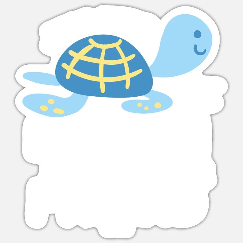 Turtle Sticker size S (10 x 10 cm)