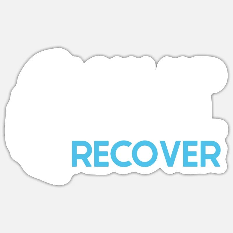 Schlaganfall Survivor Schlaganfall Bewusstsein Sticker Größe S (10 x 10 cm)