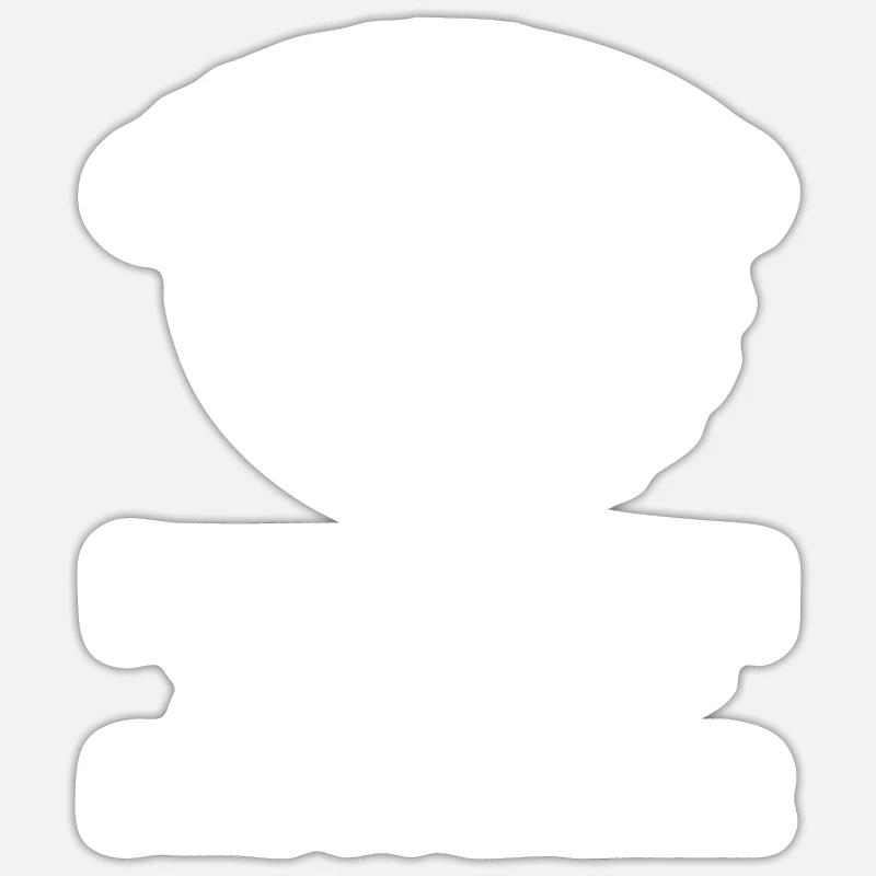 Paire de pastèques Sticker taille S (10 x 10 cm)