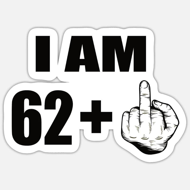 63° compleanno Adesivo