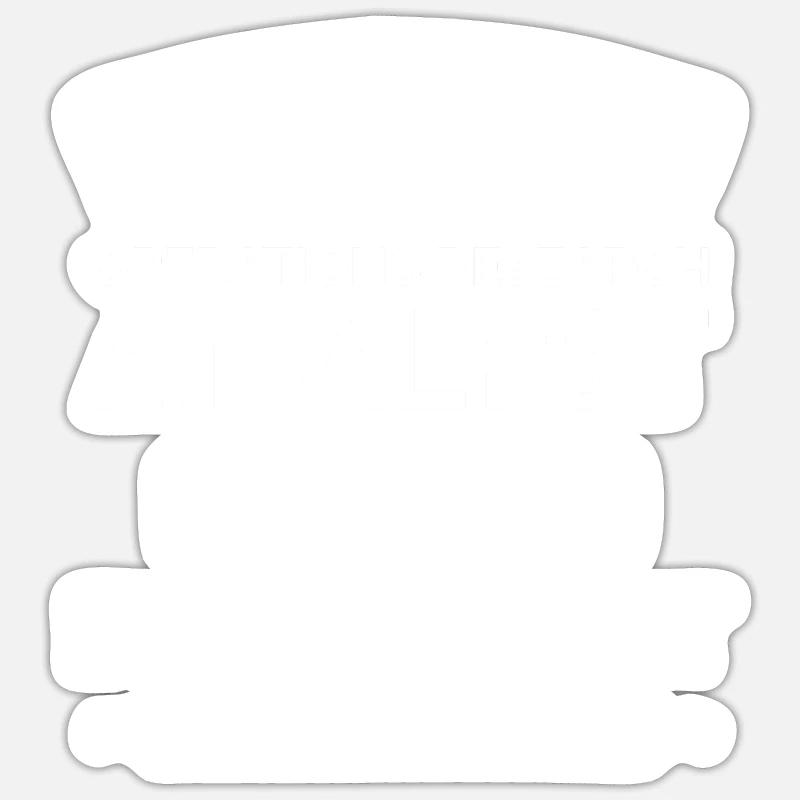 Retired Farm Research Analyst - Sticker size S (10 x 10 cm) - white matte