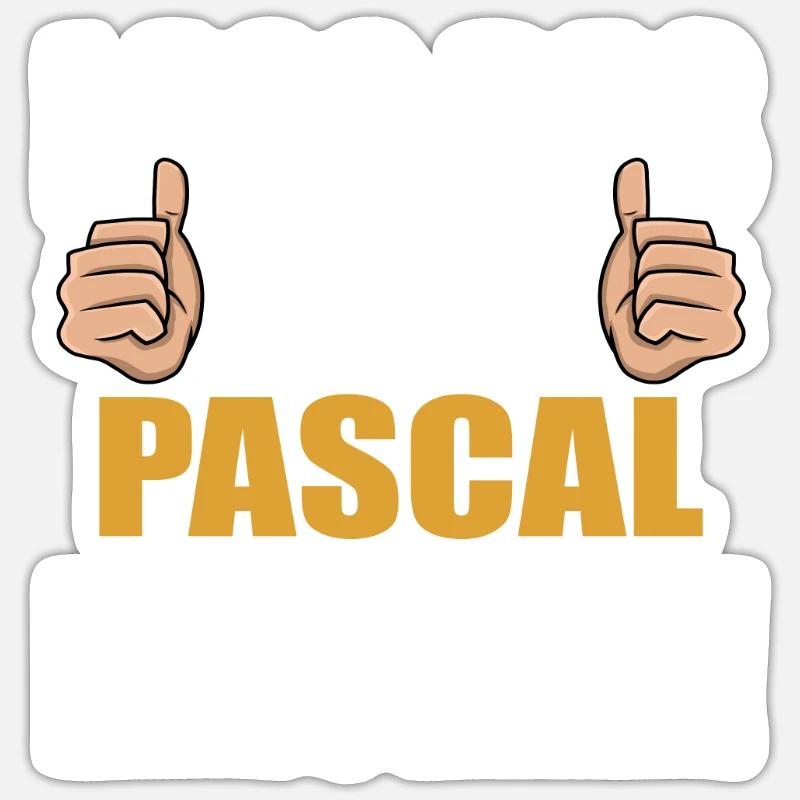 Lass das mal den Pascal machen Sticker Größe S (10 x 10 cm)