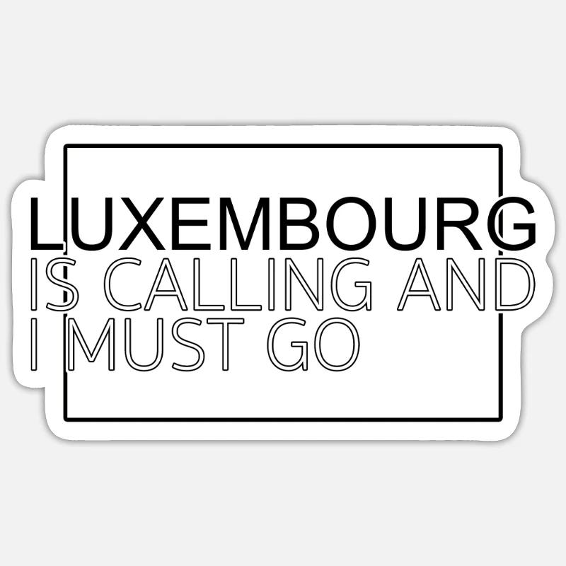 Luxembourg ruling Sticker size S (10 x 10 cm)