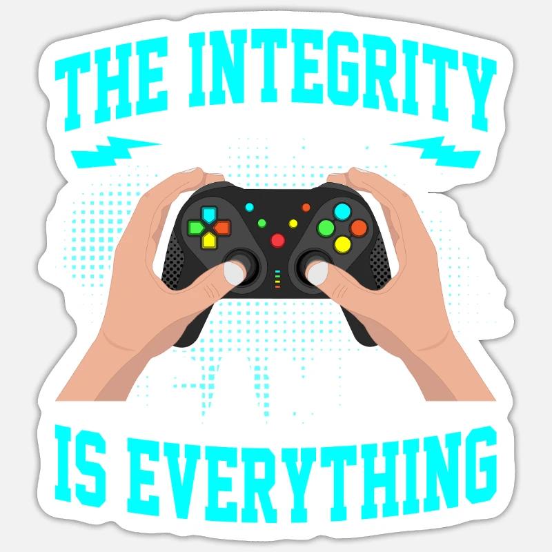 The Game Needs Me - Sticker taille S (10 x 10 cm) - blanc mat