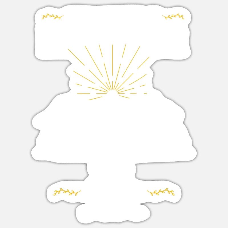 Cur bouche noire - Sticker taille S (10 x 10 cm) - blanc mat