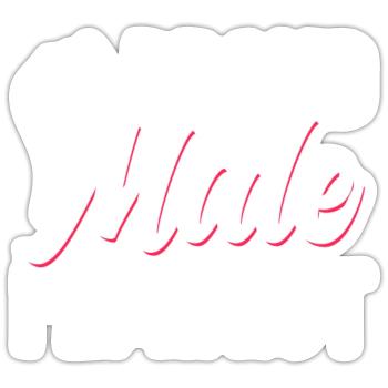 Stolzer Männlicher Feminist Feminismus Frauen - Sticker Größe S (10 x 10 cm) - Mattweiß - Vorne