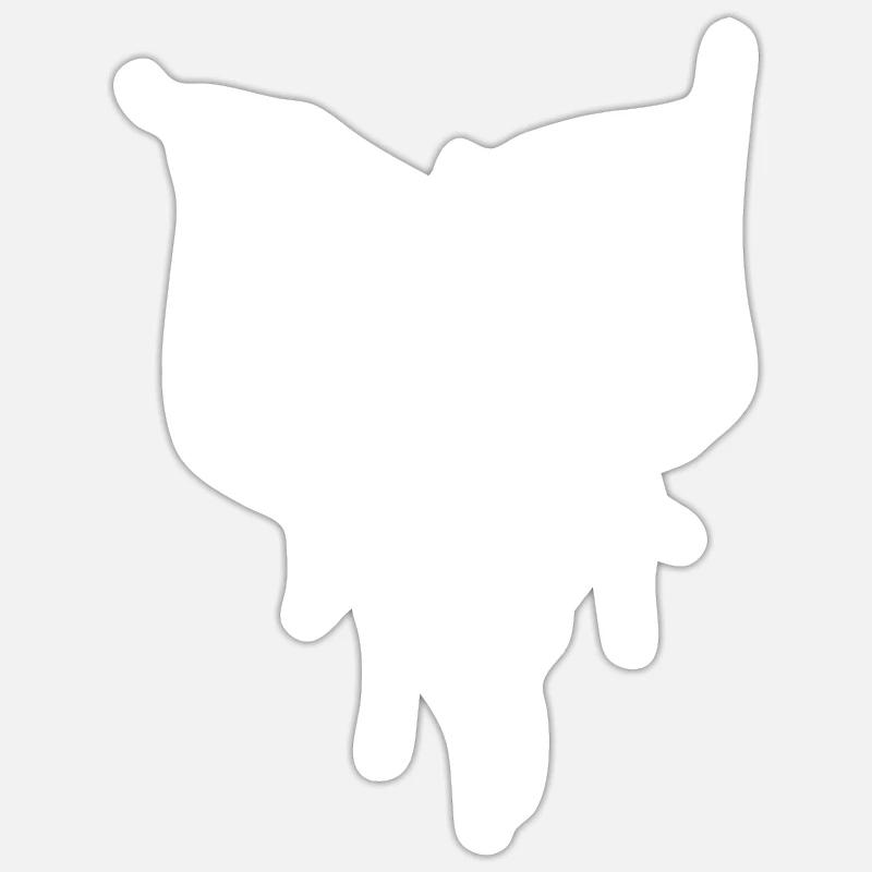 Spider Web Heart Goth Gothic Spider Net Sticker Größe S (10 x 10 cm)