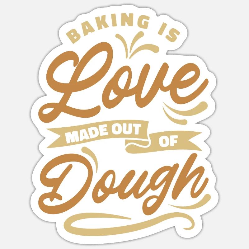 Baker Baking Sticker size S (10 x 10 cm)