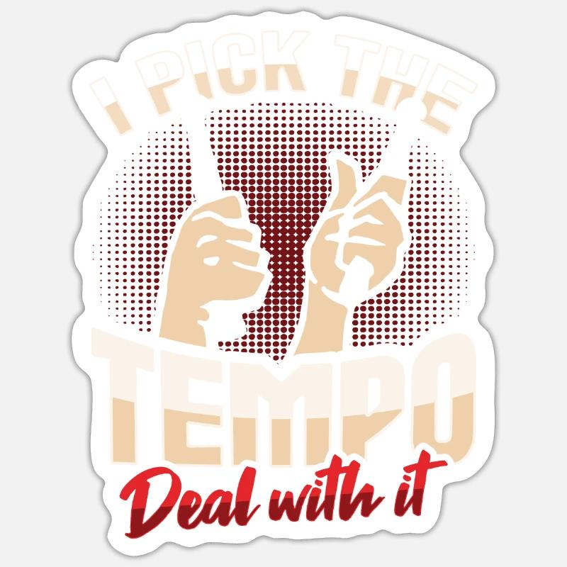 Conception de percussions de batterie Sticker taille S (10 x 10 cm)