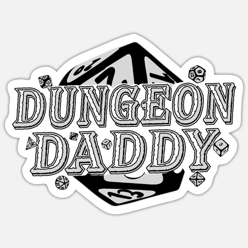 Dungeon Daddy Sticker Größe S (10 x 10 cm)