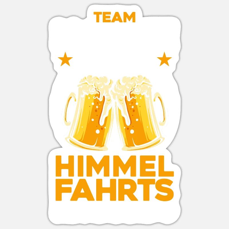 Bier - Sticker Größe S (10 x 10 cm) - Mattweiß