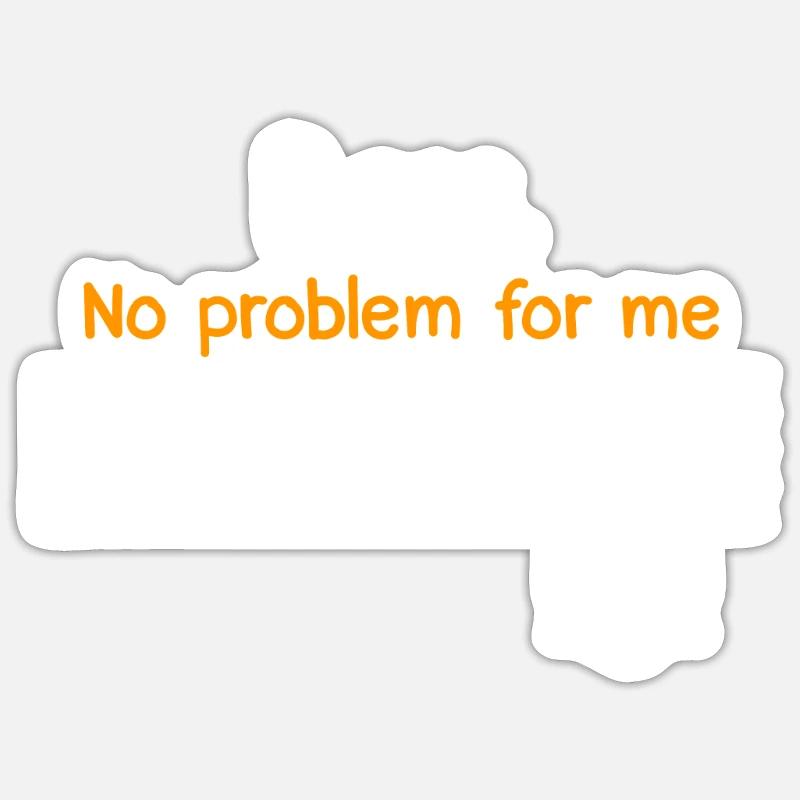 Clef de basse La basse n’est pas un problème pour moi notes Sticker taille S (10 x 10 cm)