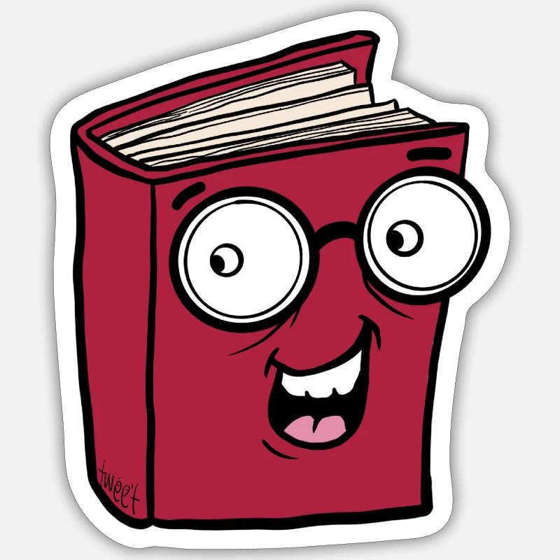 Guide Book - Climbing Guide - Sticker size S (10 x 10 cm) - white matte