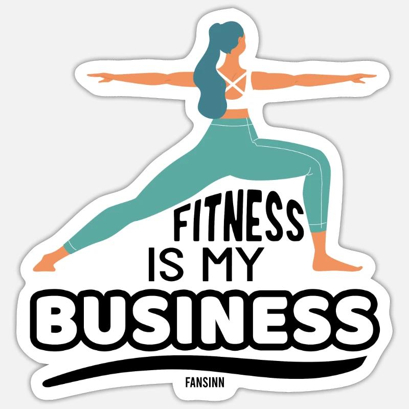 Professeur d’éducation physique - Sticker taille S (10 x 10 cm) - blanc mat