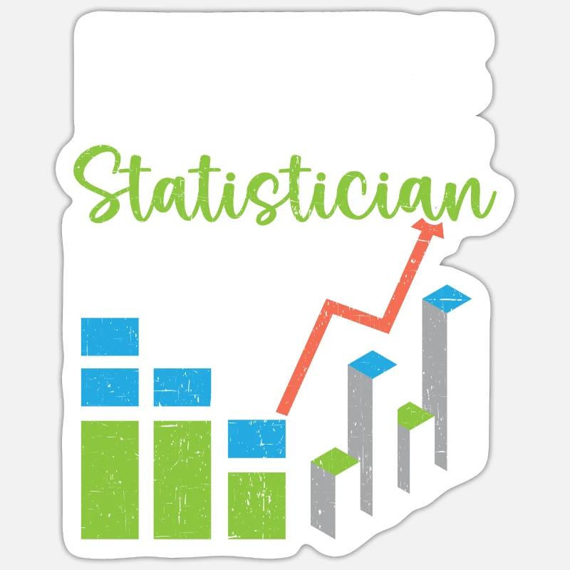 Future Statistician Data Analyst Job Statistics Sticker size S (10 x 10 cm)