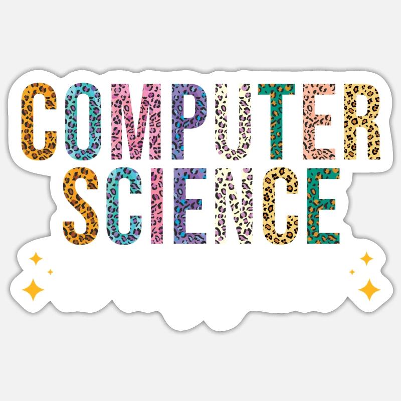 Computer Science is my passion Sticker size S (10 x 10 cm)